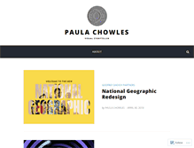 Tablet Screenshot of paulachowles.com